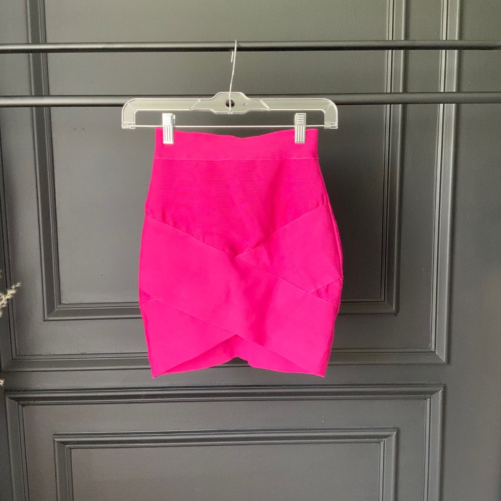 Pink Pencil Skirt